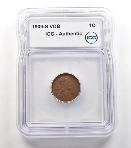 1909-S Lincoln Wheat Cent Authentic ICG a5620