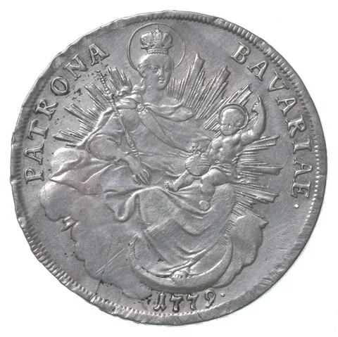 1779 Bavaria German States 1 Konventionsthaler Karl Theodor *8588