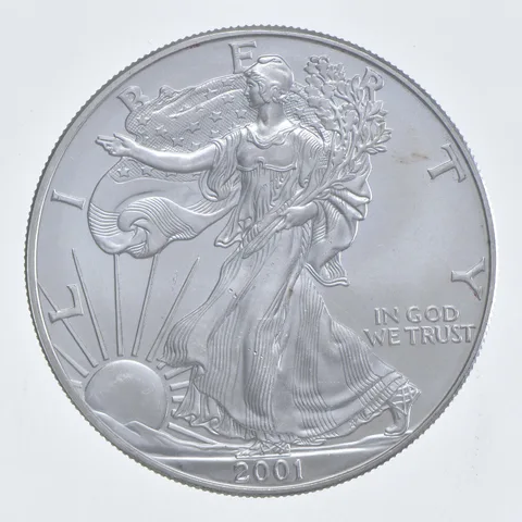 Better Date 2001 American Silver Eagle 1 Troy Oz .999 Fine Silver *221