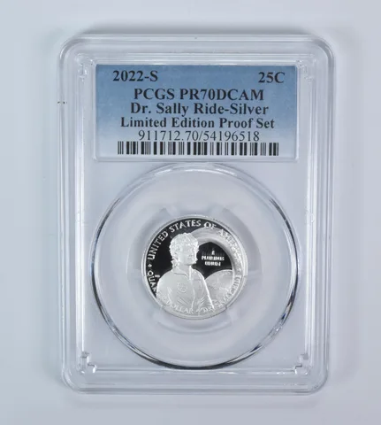 2022-S American Women Quarter Dr Sally Ride Silver Limited Ed Set PR70 DCAM PCGS