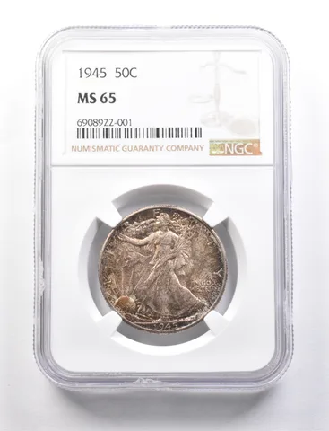 1945 Walking Liberty Half Dollar MS65 NGC *7714