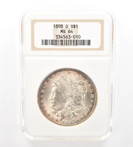 1898-O Morgan Silver Dollar MS64 NGC Beautiful Tone *7419