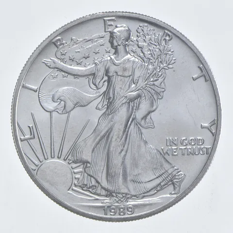 Better Date 1989 American Silver Eagle 1 Troy Oz .999 Fine Silver *215