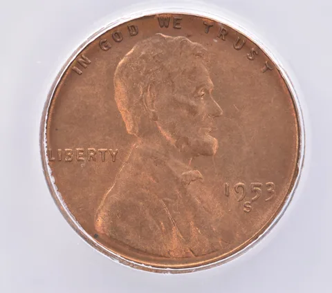 1953-S Lincoln Wheat Cent MS67 RB ICG Beautiful Tone *2573