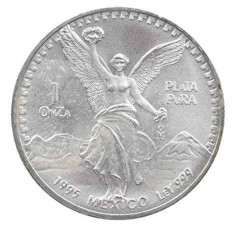 1995 Mo Mexico 1 Onza Silver Libertad *7414