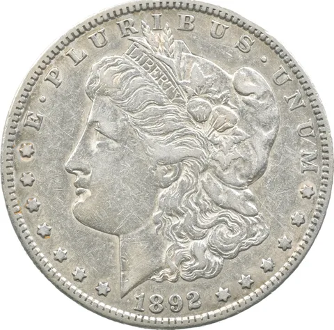 1892-S Morgan Silver Dollar a8709