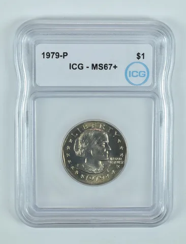 1979-P Susan B Anthony $1 MS67+ ICG