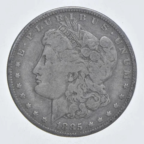Early - 1885-O Morgan Silver Dollar - 90% US Coin *135