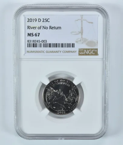 2019-D Washington Quarter River Of No Return ATB MS67 NGC