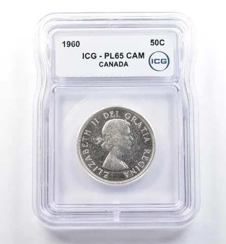 1960 Canada 50 Cents PL65 CAM ICG a0260