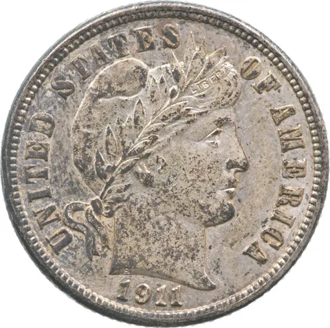 1911-D Barber Dime a4729