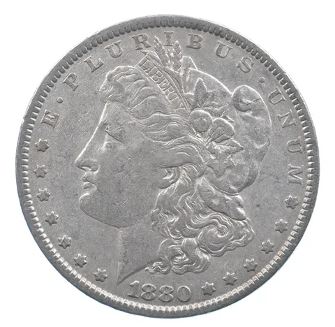 Better 1880 Morgan Silver Dollar - 90% US Coin - Nice Coin *483