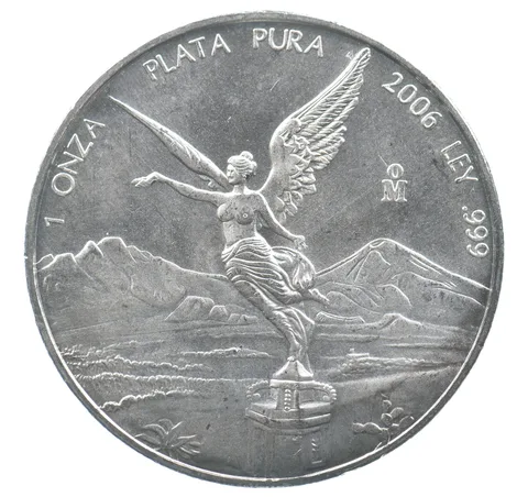 2006 Mo Mexico 1 Onza Silver Libertad *9464