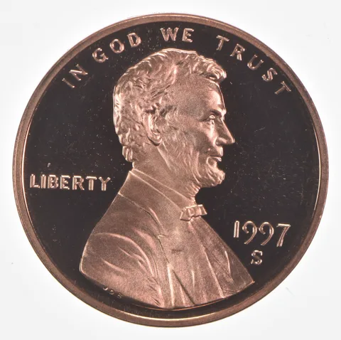 1997-S Lincoln Memorial Cent Proof
