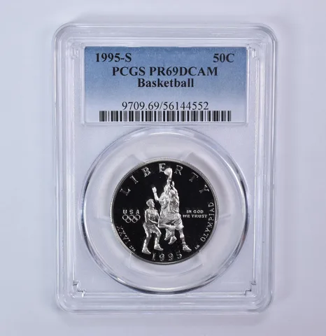 1995-S Olympic Basketball Commemorative Half Dollar PR69 DCAM PCGS