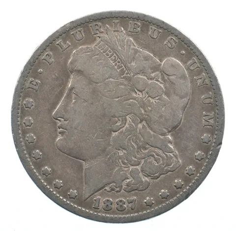 Early - 1887-O Morgan Silver Dollar - 90% US Coin *965