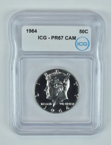 1964 Kennedy Half Dollar PR67 CAM ICG
