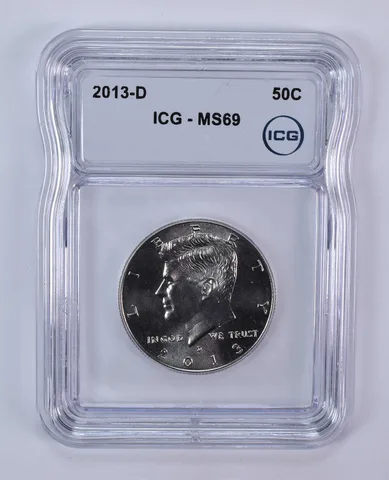 2013-D Kennedy Half Dollar MS69 ICG
