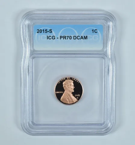 2015-S Lincoln Shield Cent PR70 DCAM ICG