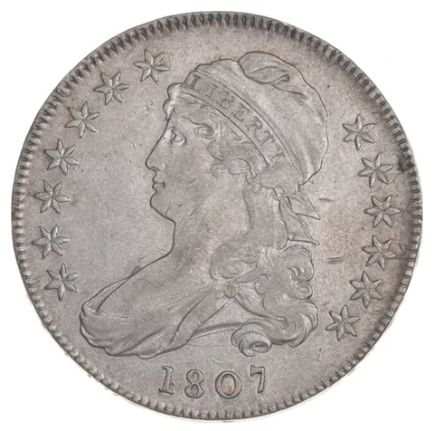 1807 Capped Bust Half Dollar - Large Stars - O-114 *7401