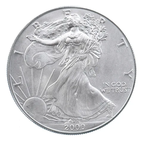 Better Date 2000 American Silver Eagle 1 Troy Oz .999 Fine Silver *711