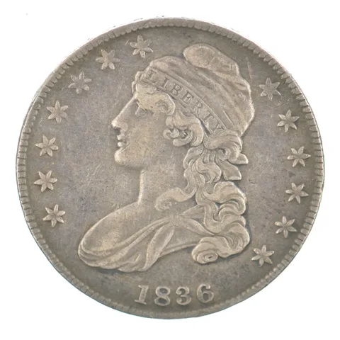 1836 Capped Bust Half Dollar Beautiful Tone *2821