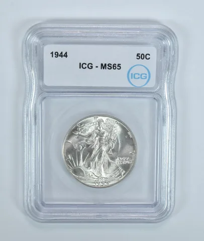 1944 Walking Liberty Half Dollar MS65 ICG