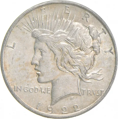 1922-D Peace US Silver Dollar - 90% Denver Minted