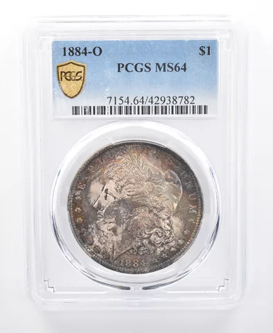 1884-O Morgan Silver Dollar MS64 PCGS Beautiful Tone *8701