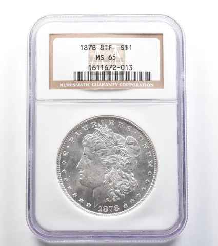 1878 8TF Morgan Silver Dollar MS65 NGC PQ *8039