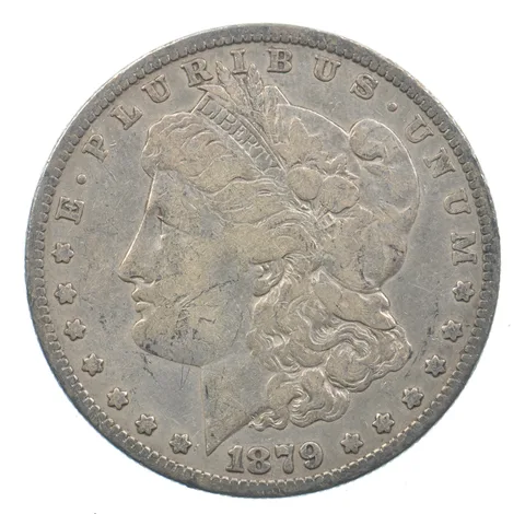 Early - 1879 Morgan Silver Dollar - 90% US Coin *690