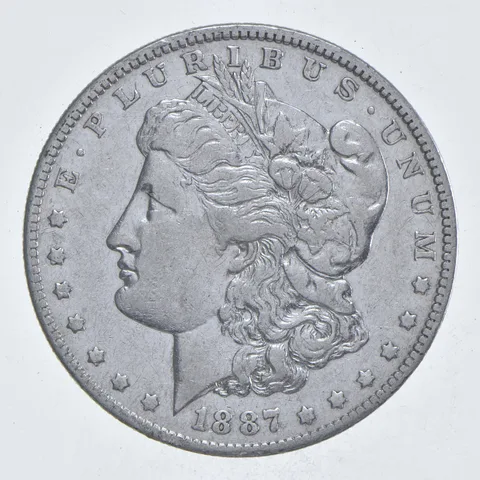Early - 1887-O Morgan Silver Dollar - 90% US Coin *008