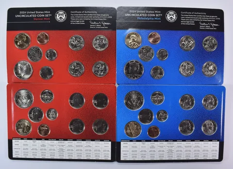 2024 Mint Set with Unc Coins in Original Packaging (20 coins)