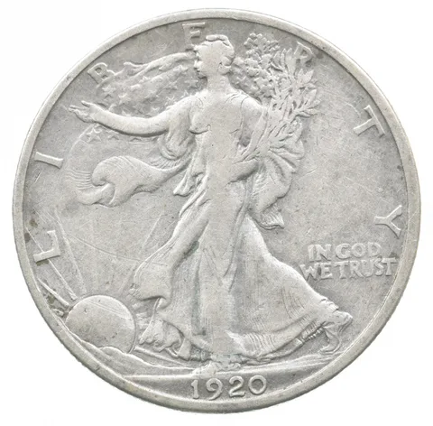 1920-D Walking Liberty Half Dollar *8861