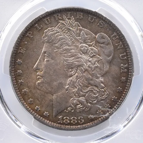 1883-O Morgan Silver Dollar AU58 PCGS Beautiful Tone *2373