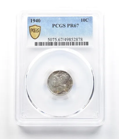 1940 Mercury Dime PR67 PCGS *5235