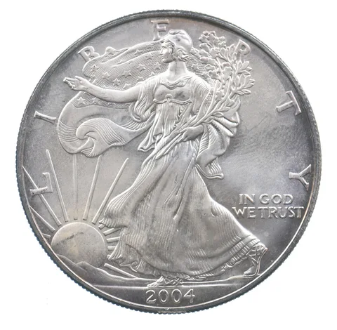Better Date 2004 American Silver Eagle 1 Troy Oz .999 Fine Silver *607