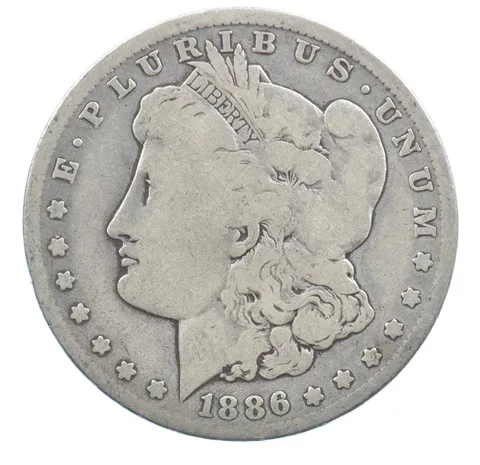 Early - 1886-O Morgan Silver Dollar - 90% US Coin *029