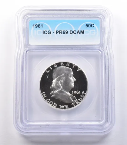 1961 Franklin Half Dollar PR69 DCAM ICG *9779