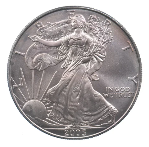 Better Date 2005 American Silver Eagle 1 Troy Oz .999 Fine Silver *611