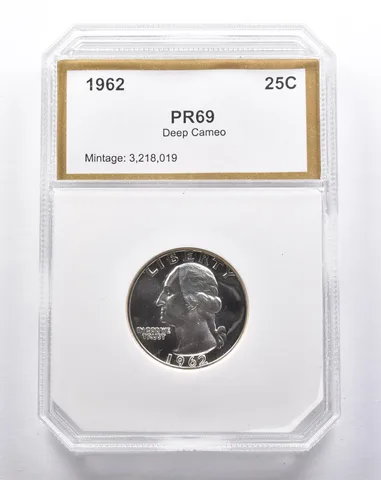 Proof 1962 Washington Quarter *3409