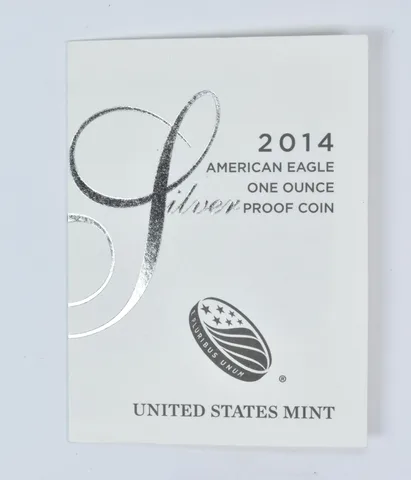 COA 2014-W American Silver Eagle Proof