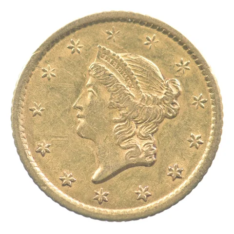 1853-O $1 Liberty Head Gold Dollar *6106