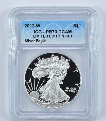 2012-W American Silver Eagle Limited Edition Set PR70 DCAM ICG