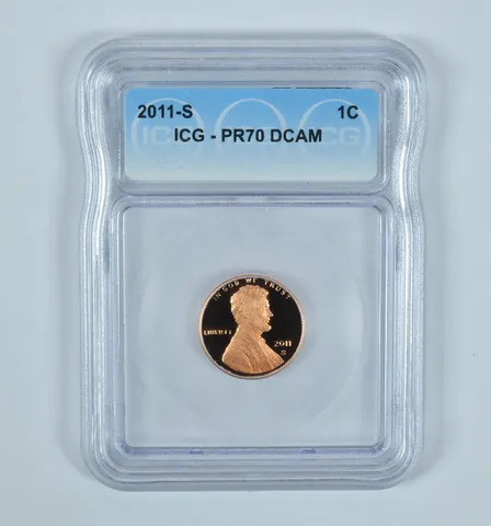 2011-S Lincoln Shield Cent PR70 DCAM ICG