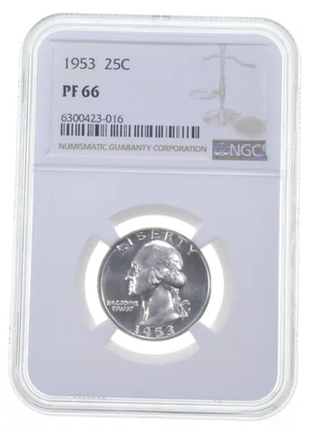 1953 Washington Quarter PF66 NGC PR Proof