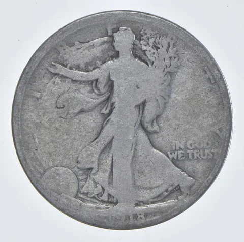 1918 Walking Liberty Half Dollar Estate Coin Collection *870