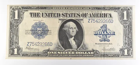 1923 $1 Silver Certificate Large Note Blue Seal FR#237 *0815