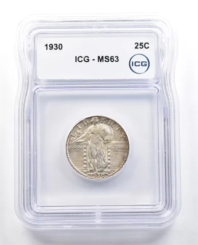 1930 Standing Liberty Quarter MS63 ICG *5026