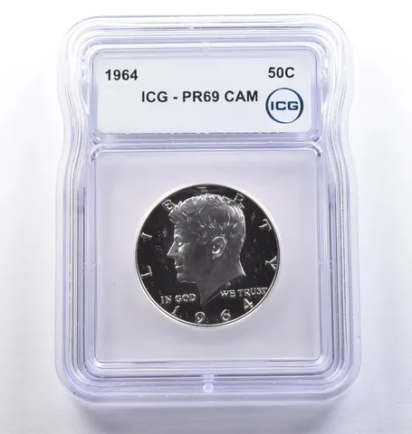 1964 Kennedy Half Dollar PR69 CAM ICG *9135